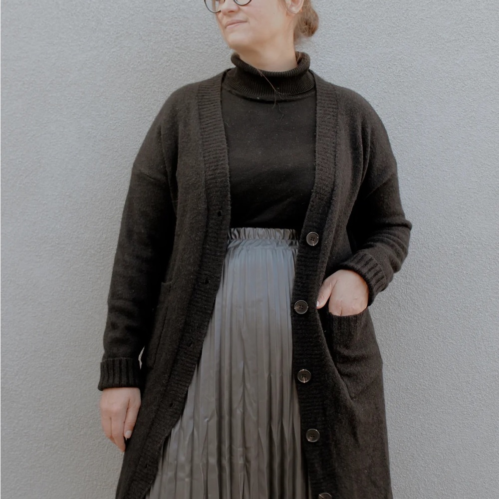 the Fidelia cardigan by RARA CLOTH